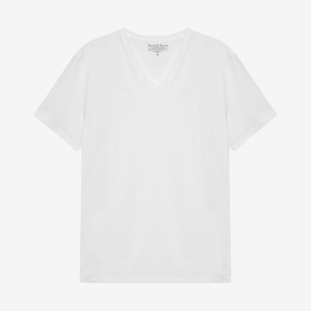 Bread & Boxers Slim V-Neck White