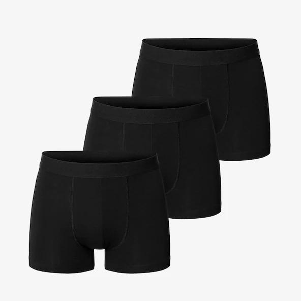 Bread & Boxers Boxer Brief 3-Pack Black