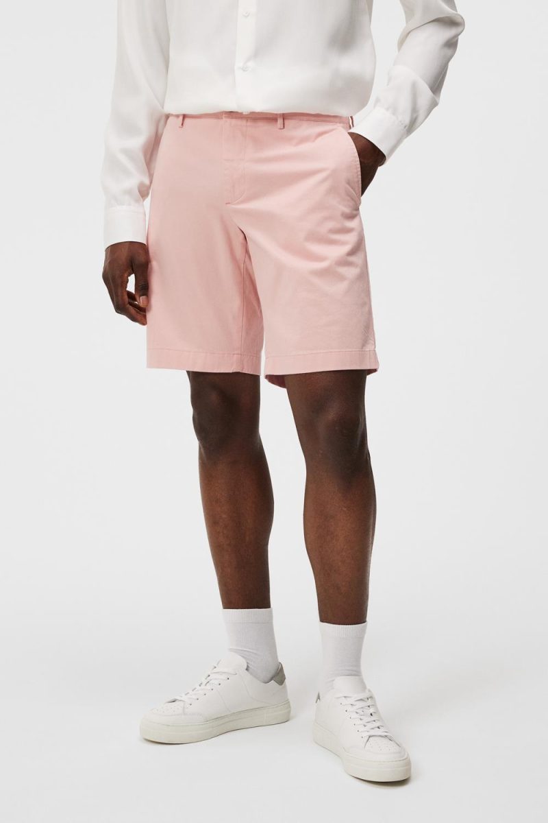 J.Lindeberg Nathan Cloud Satin Shorts Powder Pink