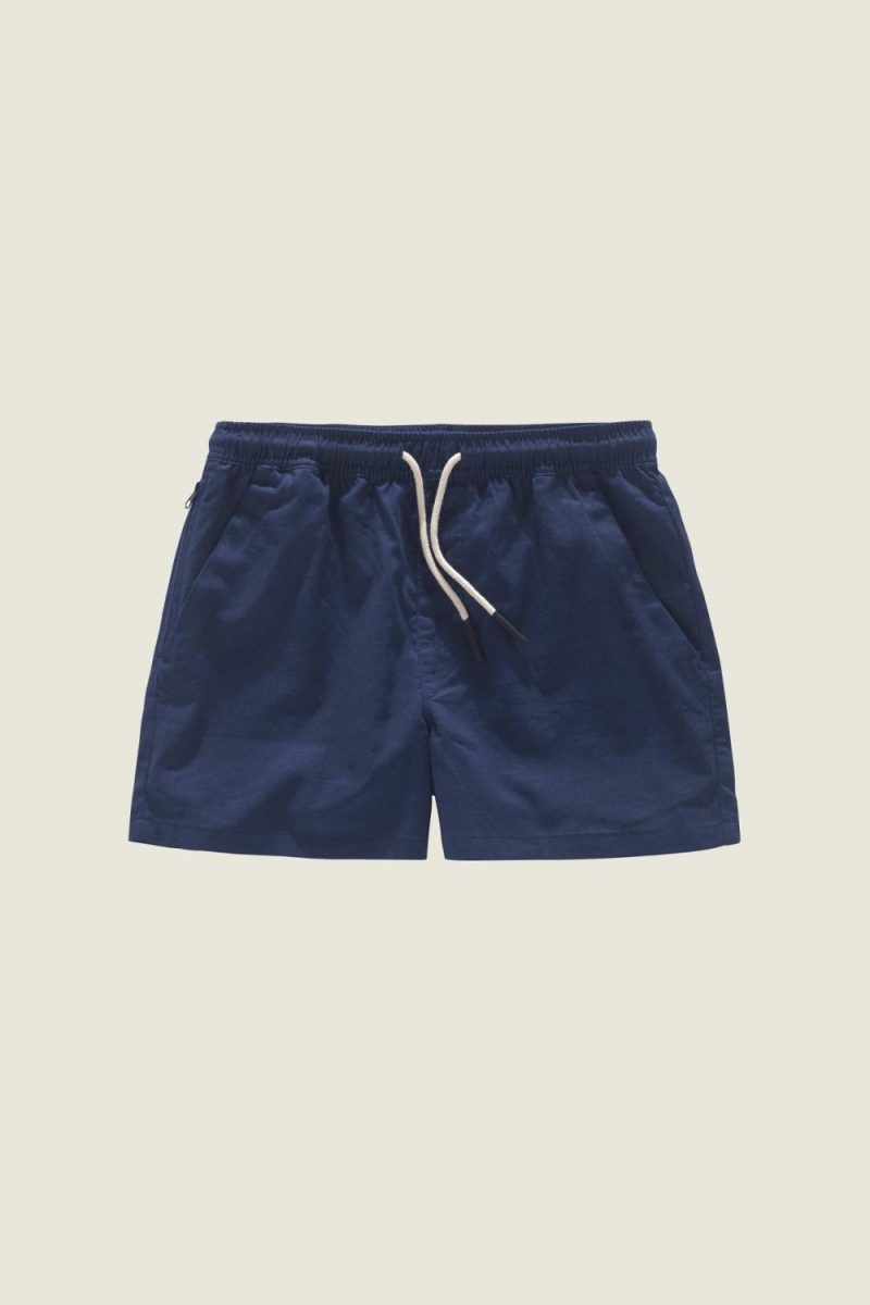 OAS Linen Shorts Navy