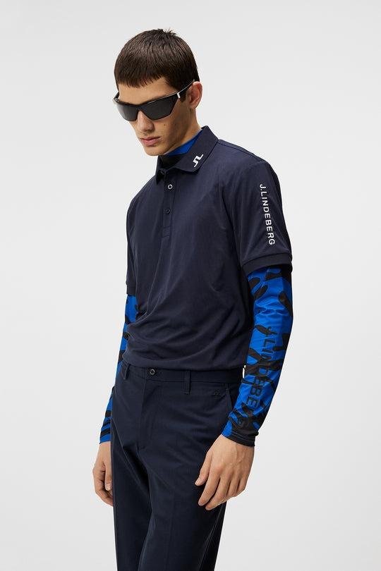 J.Lindeberg Golf Woman Tour Tech Reg Fit Polo Navy