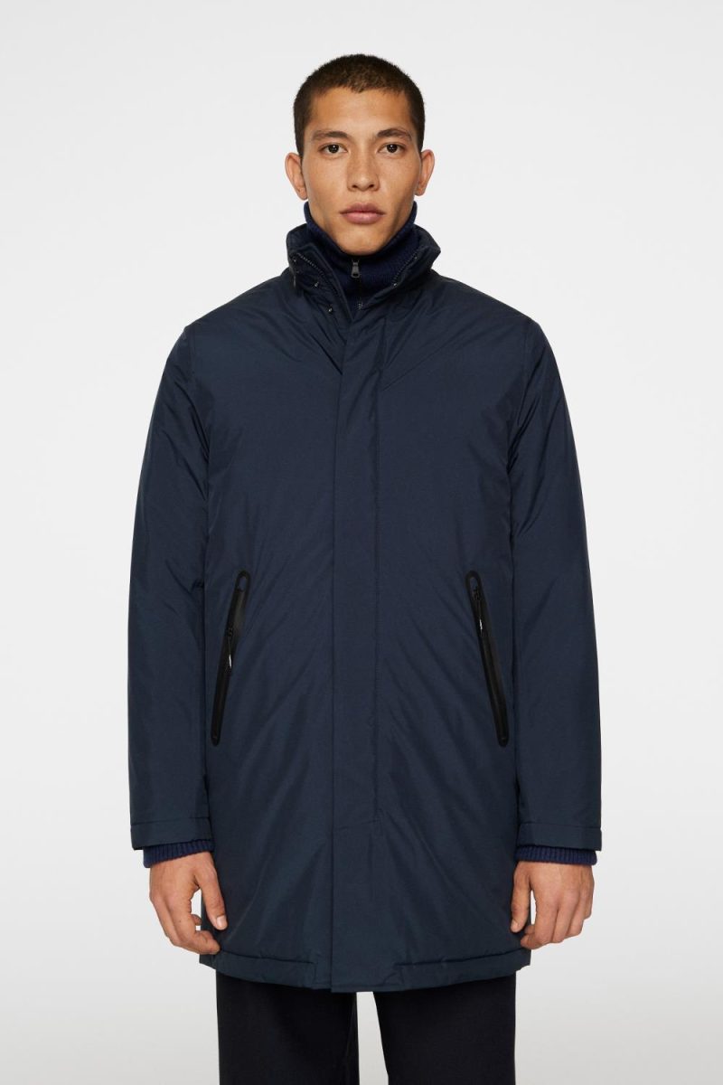 J.Lindeberg Hollis Tech Coat Navy