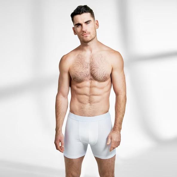 Bread & Boxers 3-Pack Boxer Brief Long Leg White