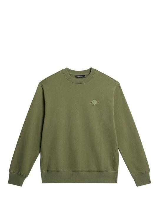 J.Lindeberg Thorne Crew Neck Oil Green
