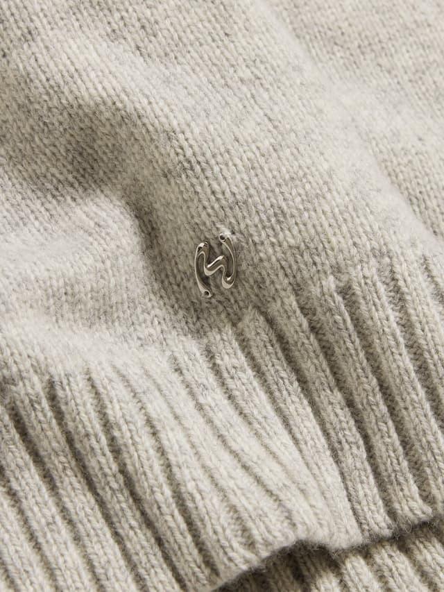 Holzweiler Wool Turtleneck Light Grey