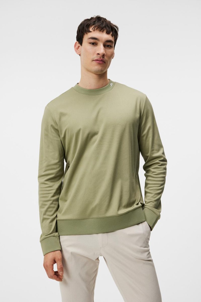 J.Lindeberg Sport Jones Jersey Sweater Oil Green