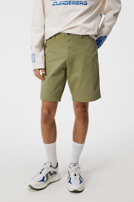J.Lindeberg Nathan Cloud Satin Shorts Oil Green