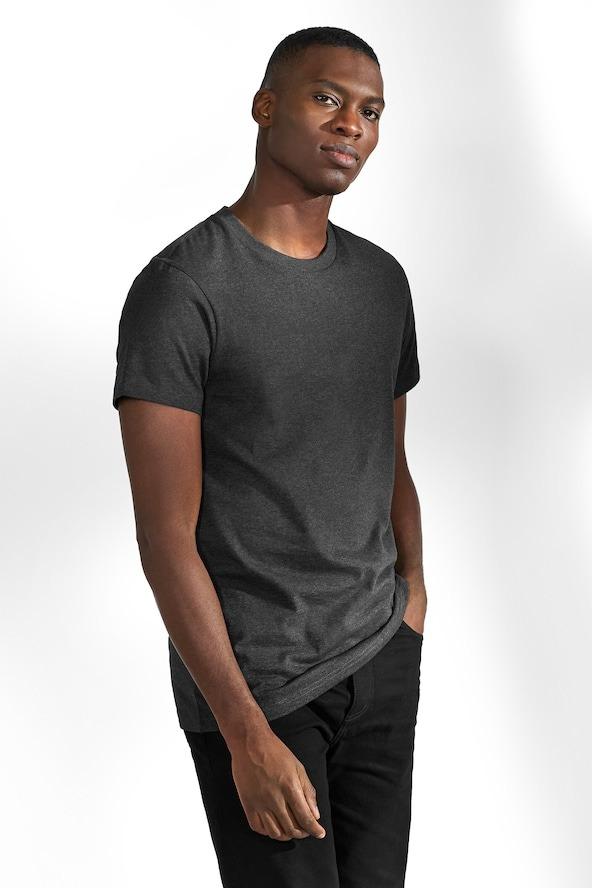 Bread & Boxers Regular Crew Neck Dark Grey Melange