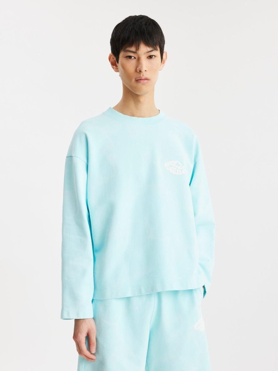 Holzweiler Mazari Logos Crew Light Blue Mix