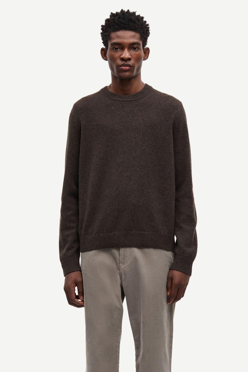 Samsøe Samsøe Isak Knit Sweater 15010 Turkish Coffee