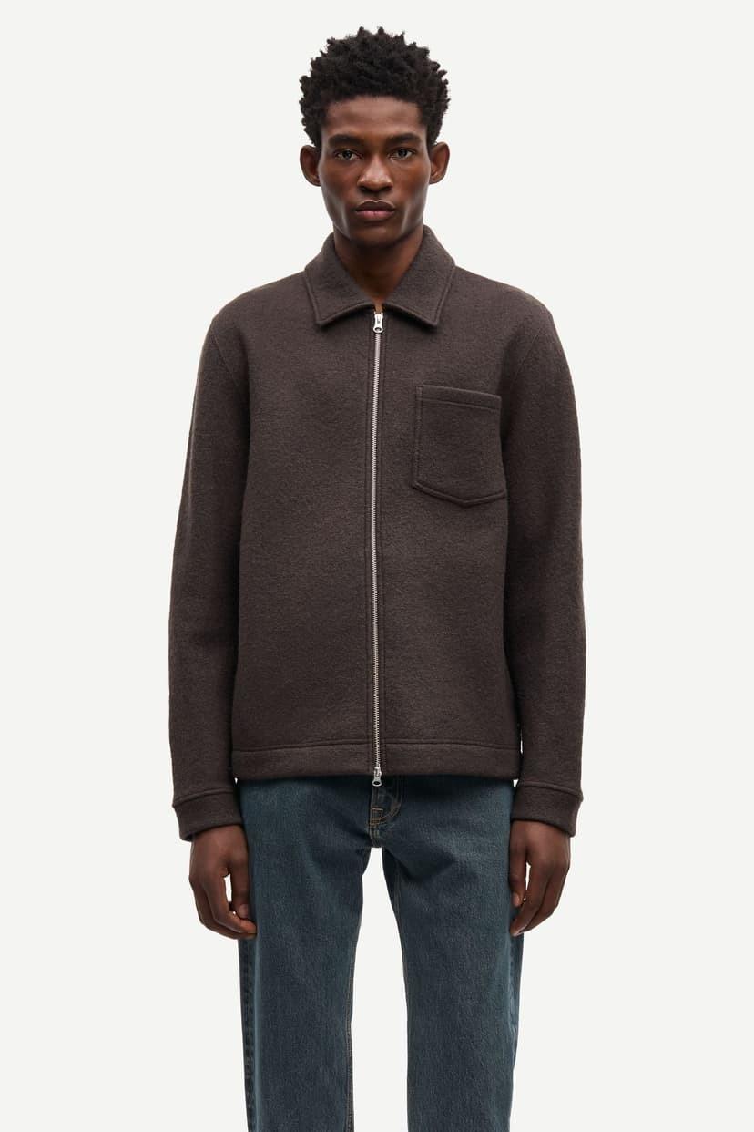 Samsøe Samsøe Hannes Full Zip 14612 Turkish Coffee