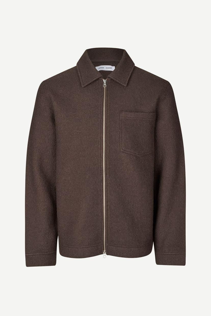 Samsøe Samsøe Hannes Full Zip 14612 Turkish Coffee