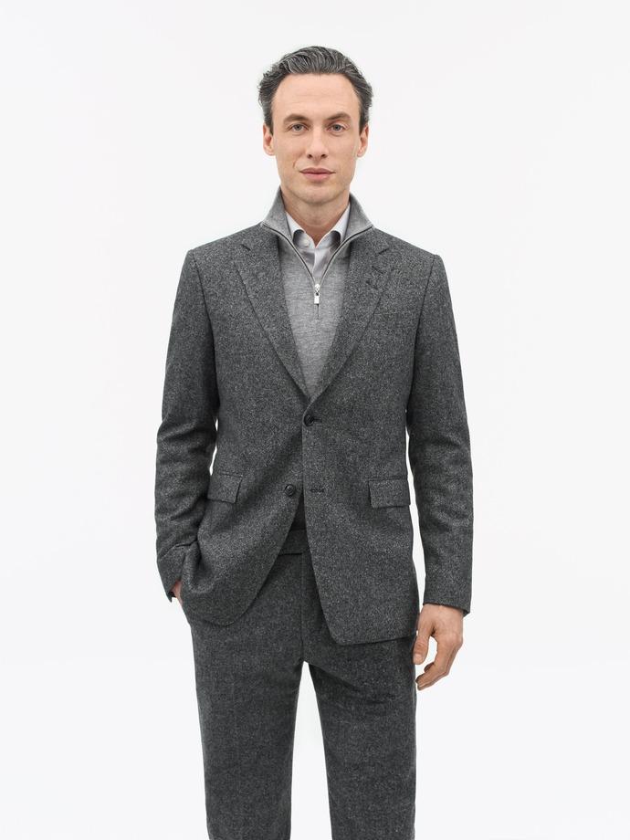 Tiger of Sweden Justin P Flannel Blazer Black