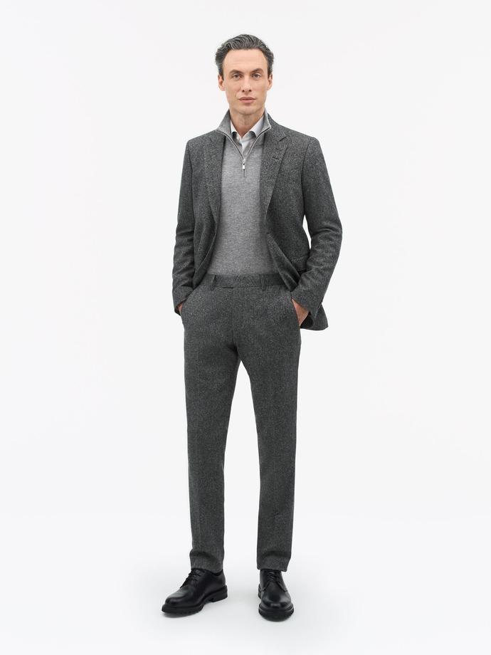 Tiger of Sweden Justin P Flannel Blazer Black