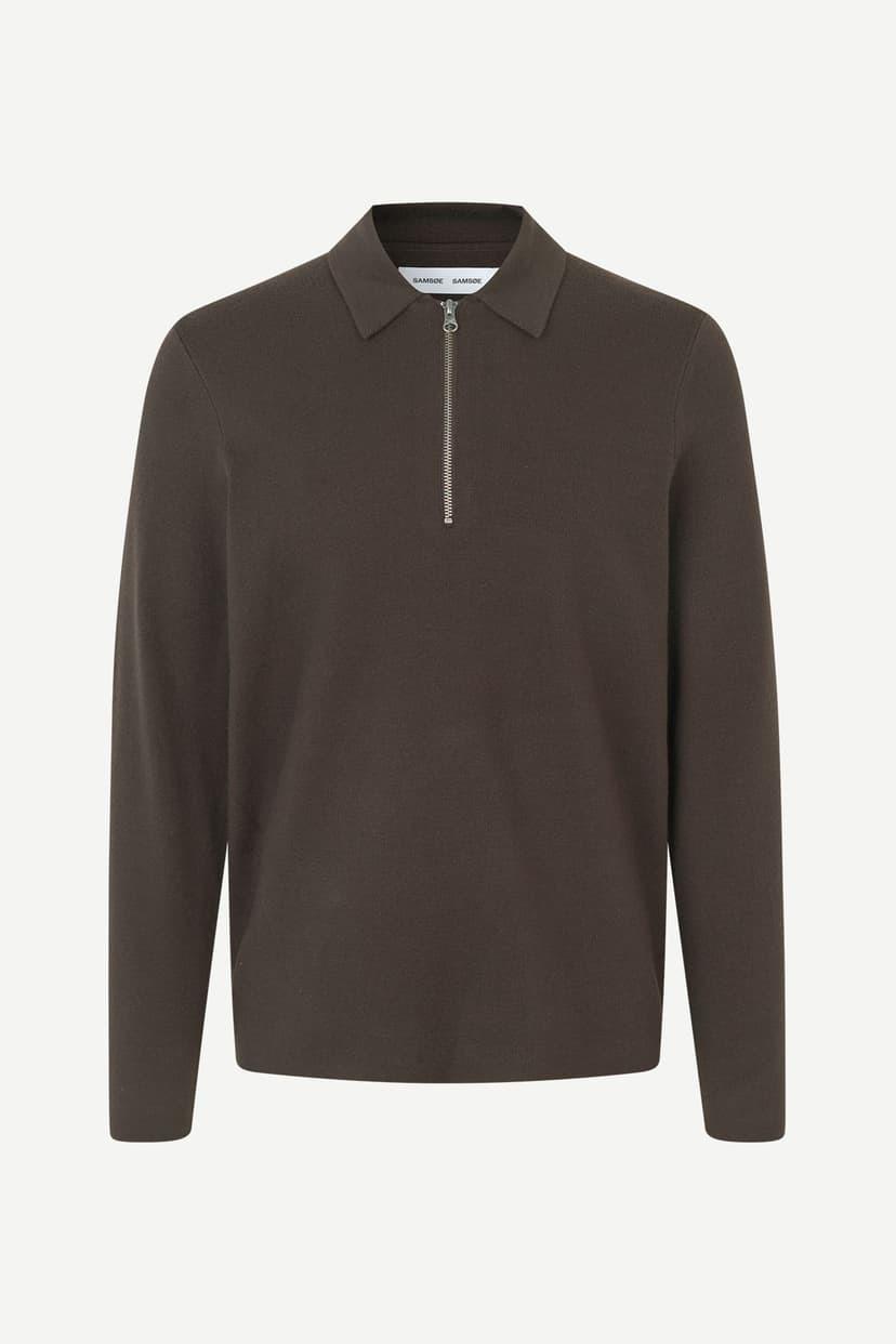 Samsøe Samsøe Guna Half Zip 10490 Turkish Coffee