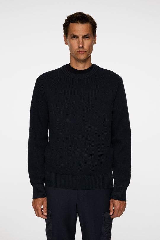 J.Lindeberg Oliver Structure Sweater Navy