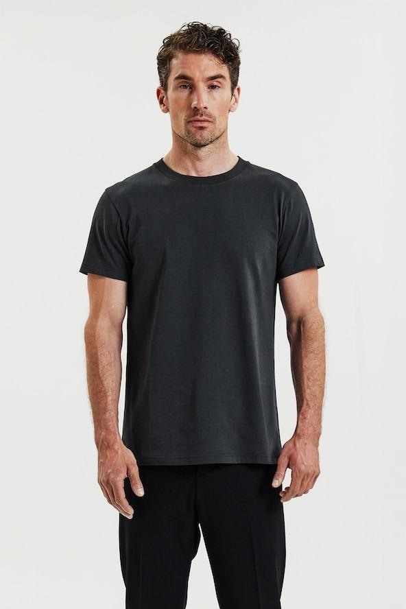 Bread & Boxers Regular Crew Neck Charcoal