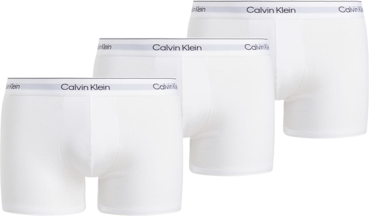 Trunk 3-Pack Icon Cotton Stretch White