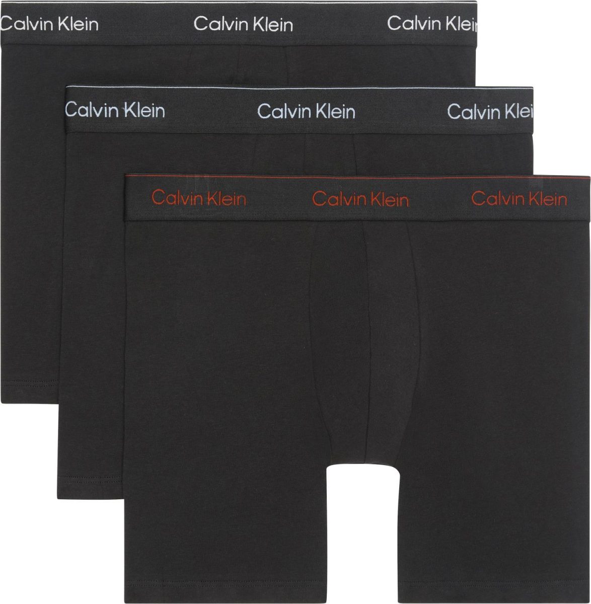 Boxer Brief 3-Pack Icon Cotton Stretch Black w/Chalk/Currie/White