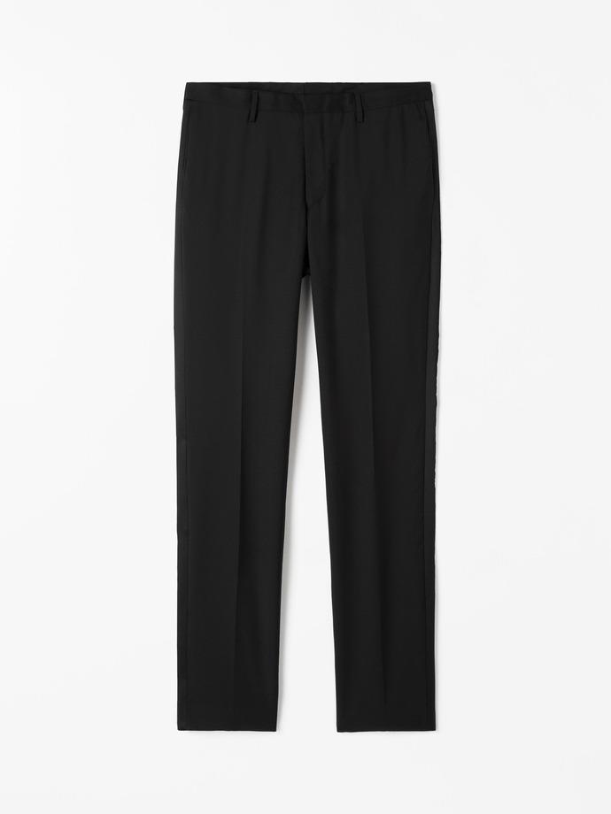 Thulin Wool Tux Trousers Black