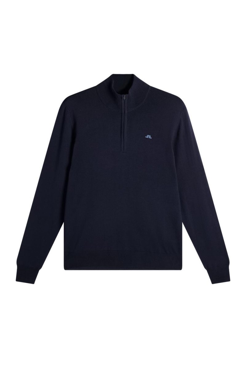 Kiyan Quarter Zip Sweater Navy