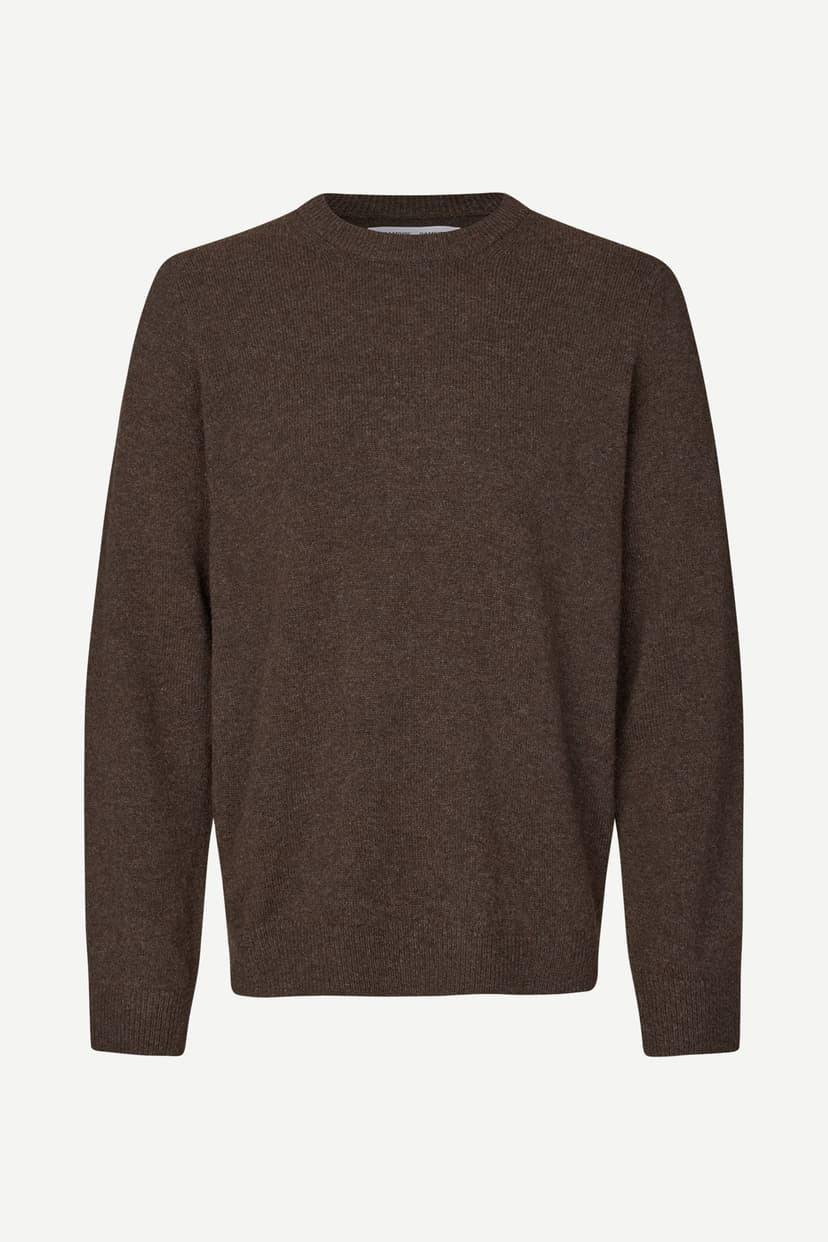 Isak Knit Sweater 15010 Turkish Coffee