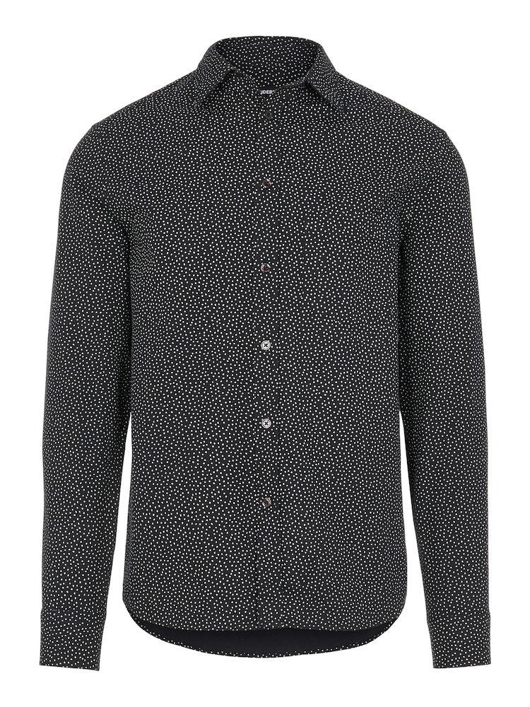 Trey Printed Reg Fit Shirt Black