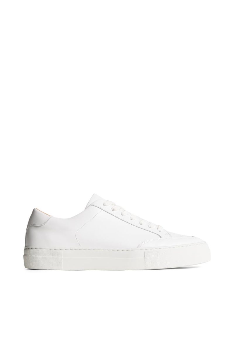 Art Signature Leather Sneaker White