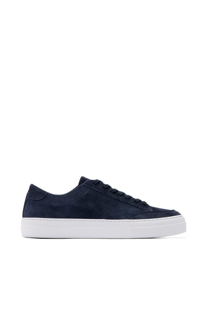 Art Signature Suede Sneaker Navy