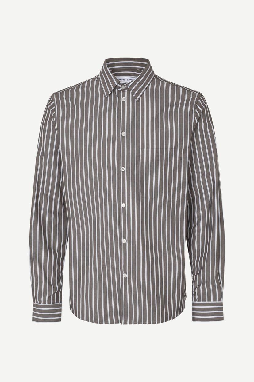 Saryan J Shirt 13072 Brown Stripes