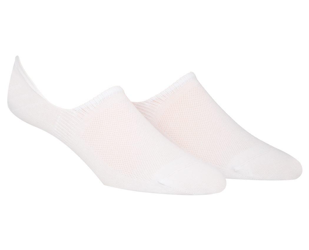 2-Pack Caleb No-Show Socks White