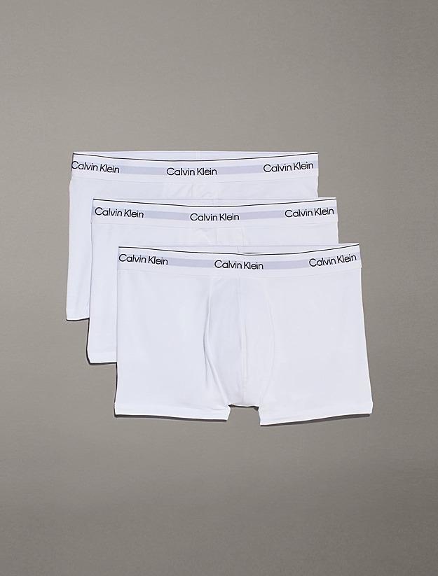 Trunk 3-Pack Icon Cotton Stretch White