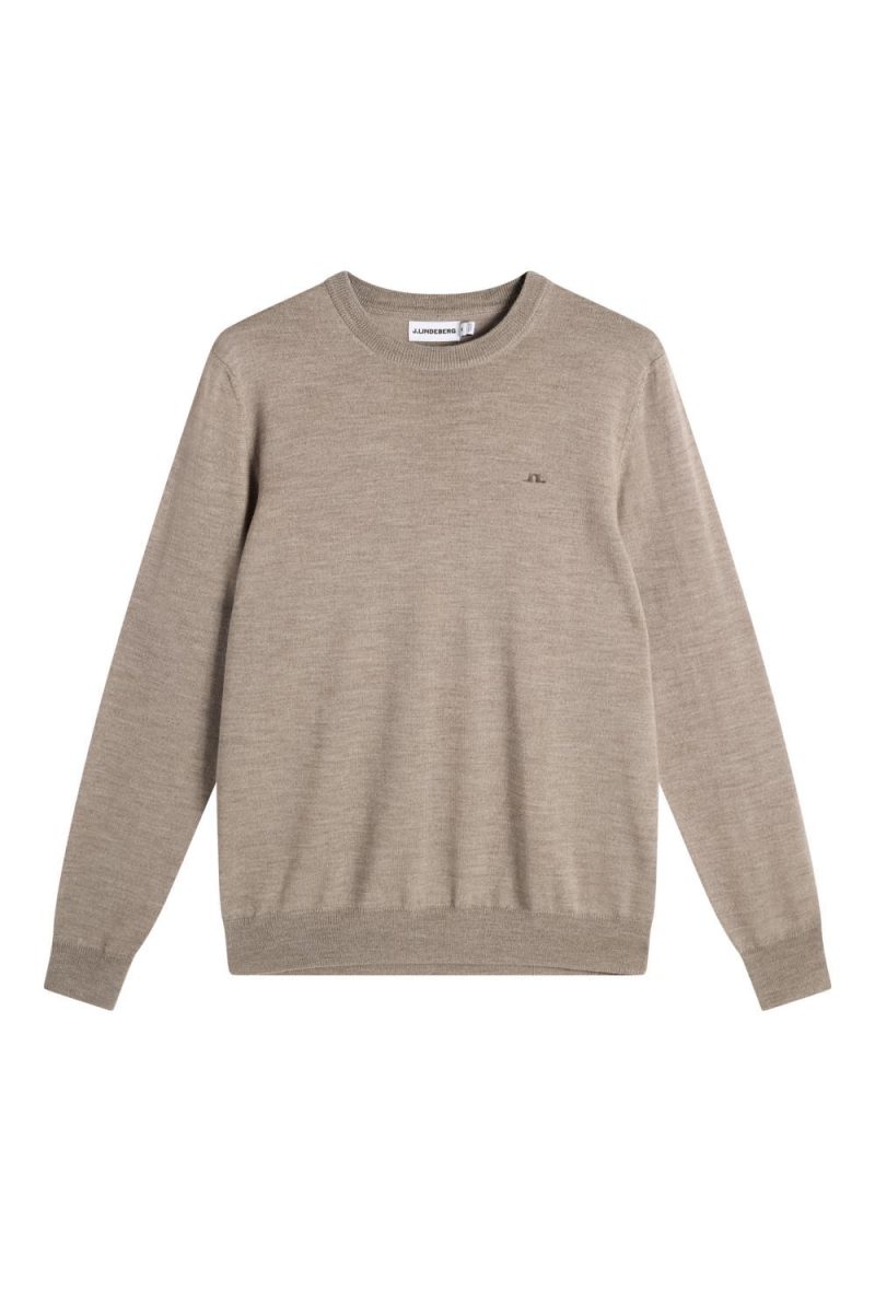 Keane Merino Crew Neck Brindle Melange