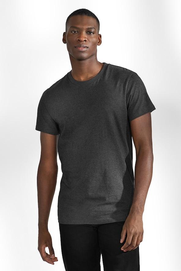 Crew Neck Regular Dark Grey Melange