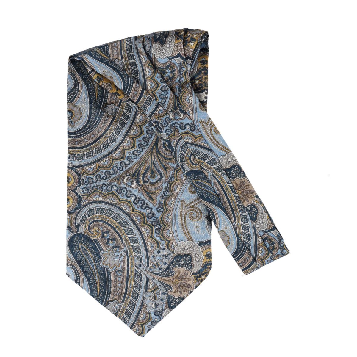 Ascot Paisley Sky Blue Melange