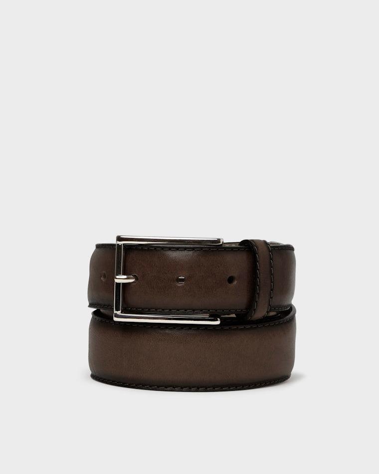 Arthur Leather Belt Dark Brown