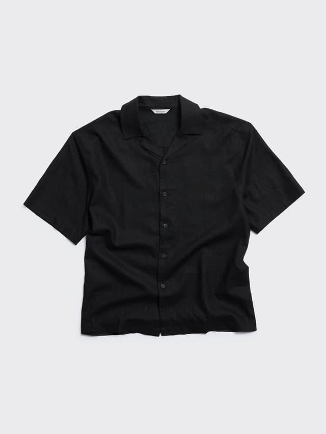 Pier Linen Shirt Black