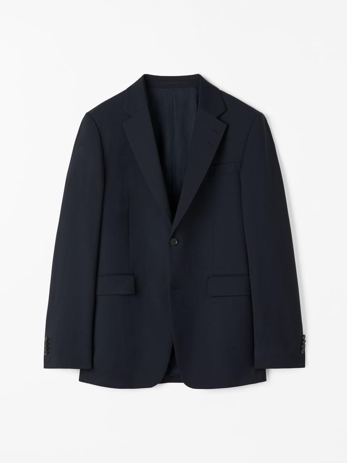 Justin Wool Blazer Dark Ink