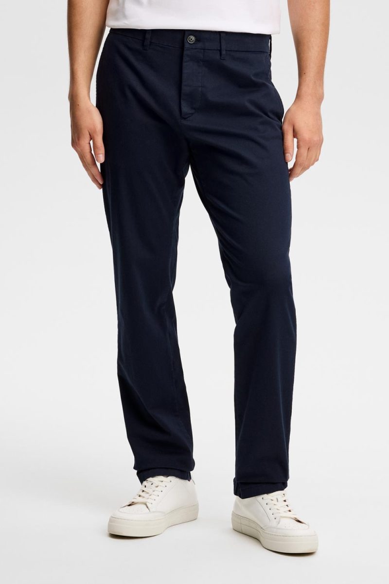 Chaze Cotton Stretch Pants Navy