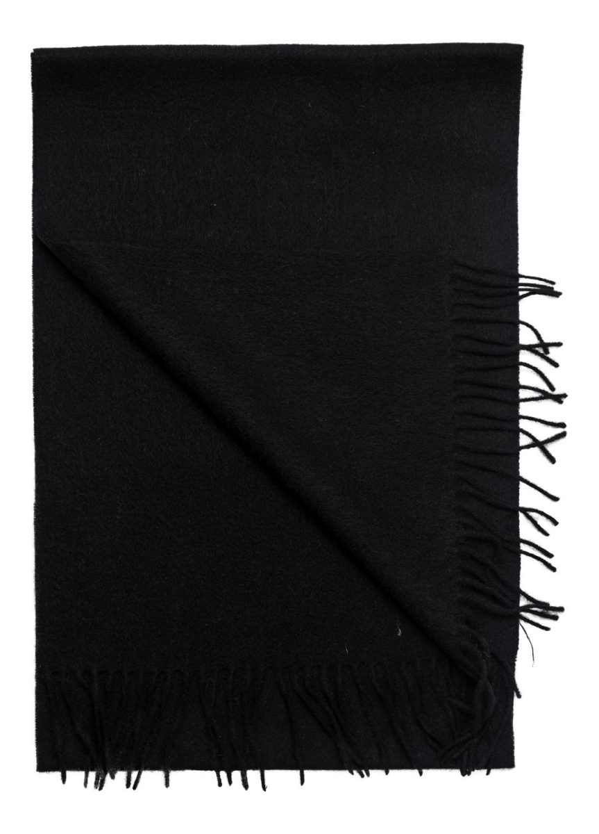 Wool Scarf Black