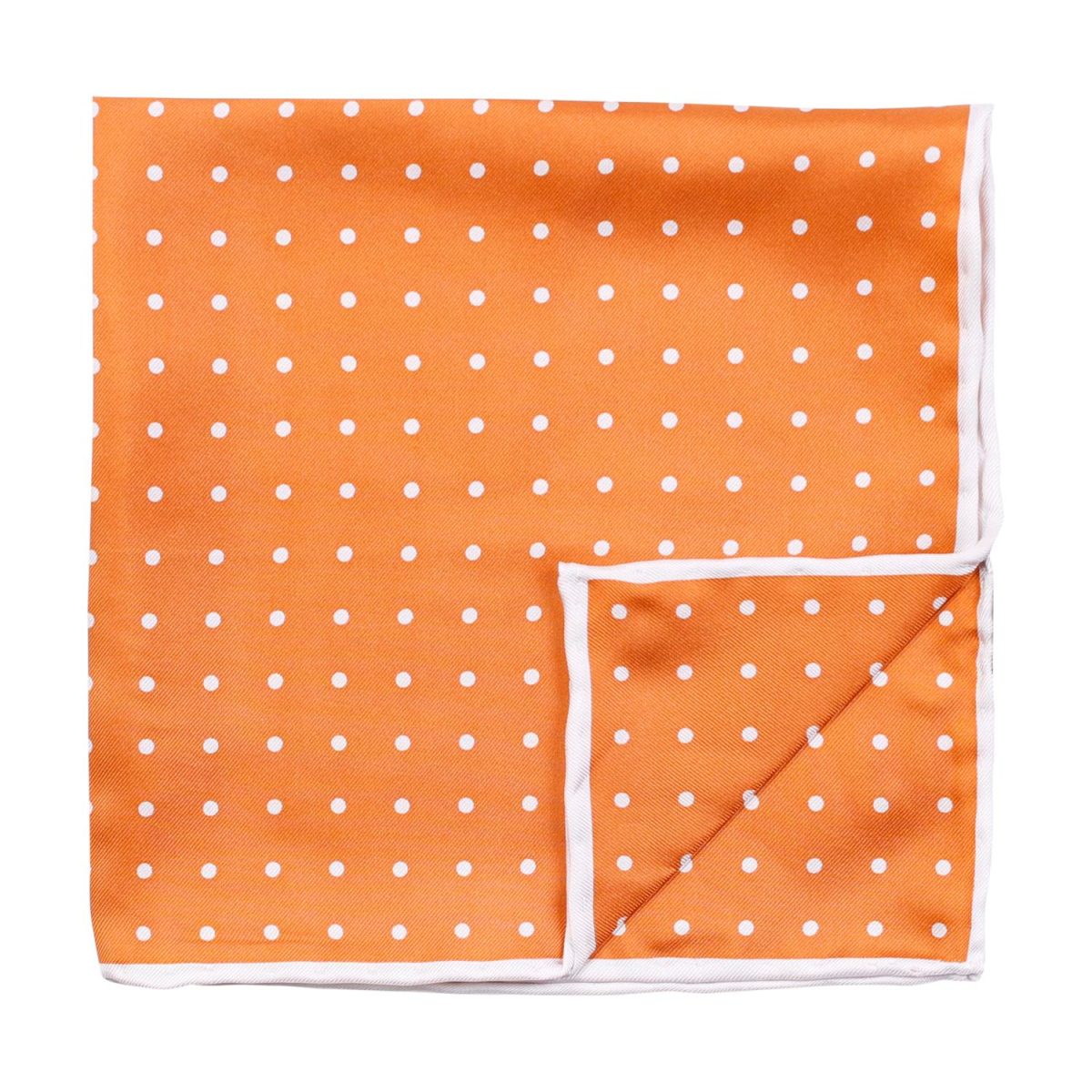 Dots Pocket Square Orange
