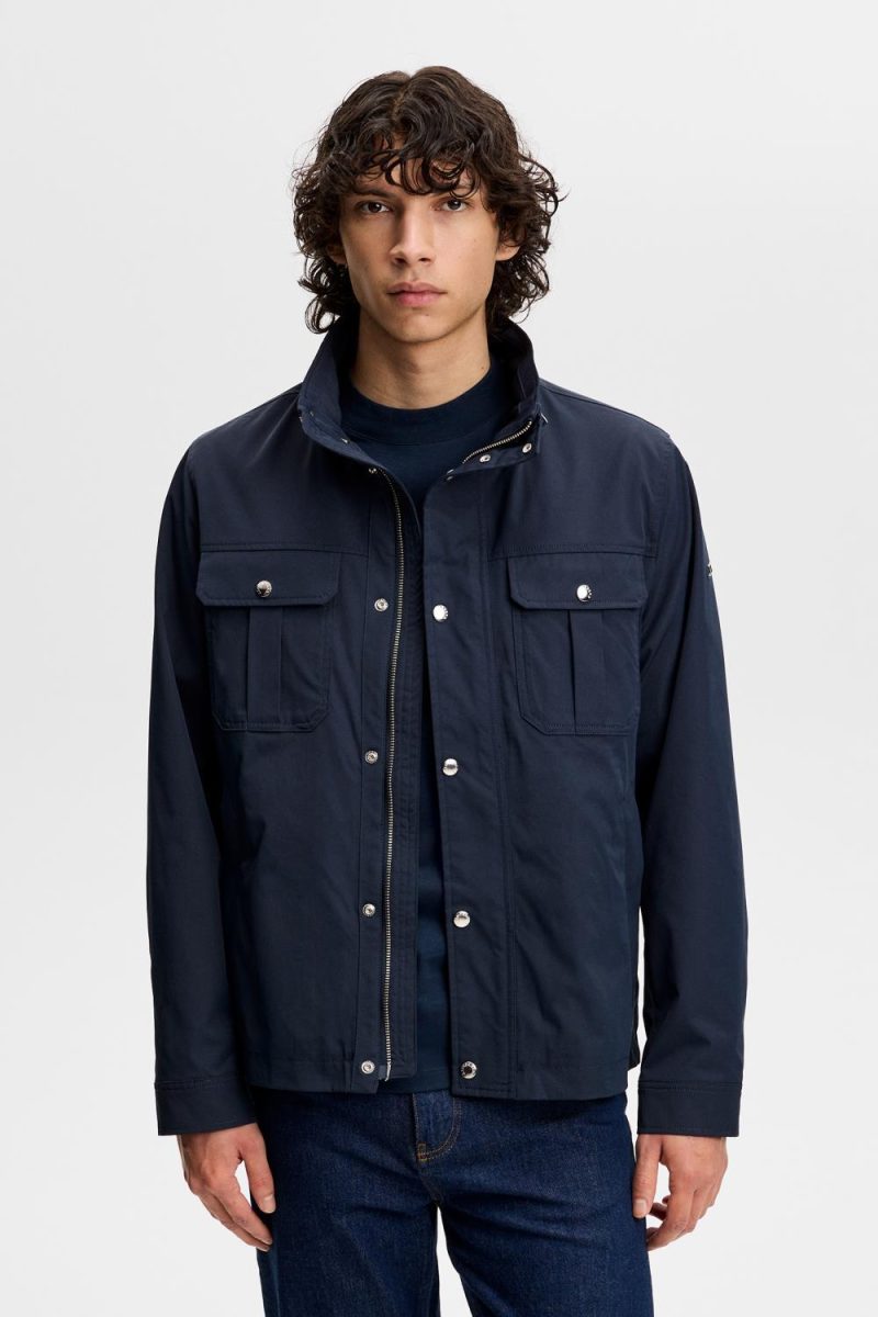 Bailey Recy Poly Jacket Navy