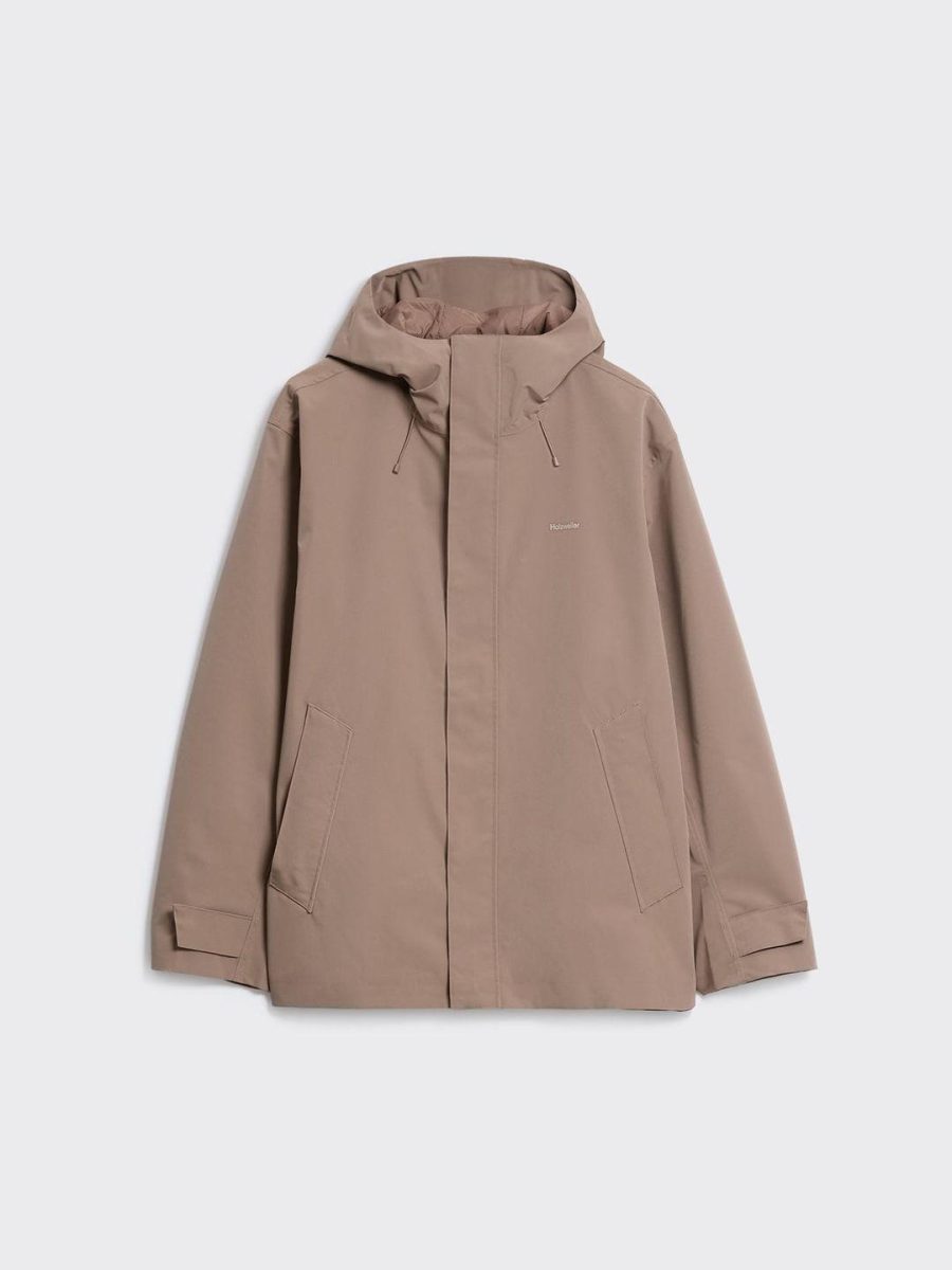 Fane Rain Jacket Taupe