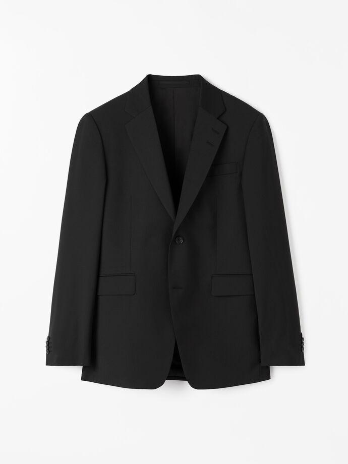Justins Wool Stretch Blazer Black