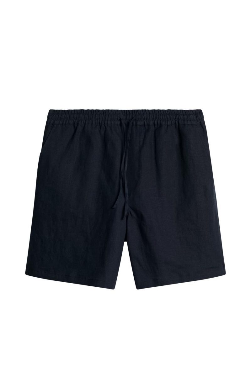 Joff Linen Shorts Navy