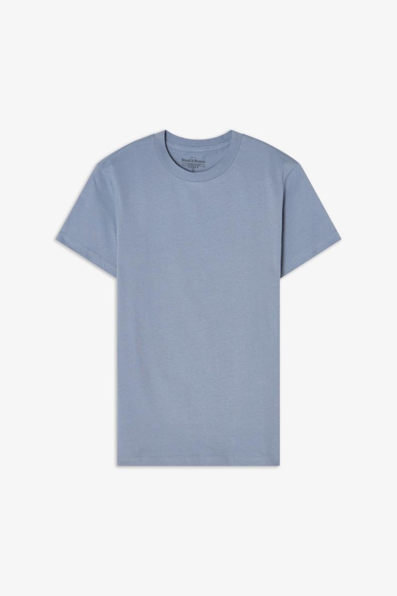 Crew Neck Regular Haze Blue