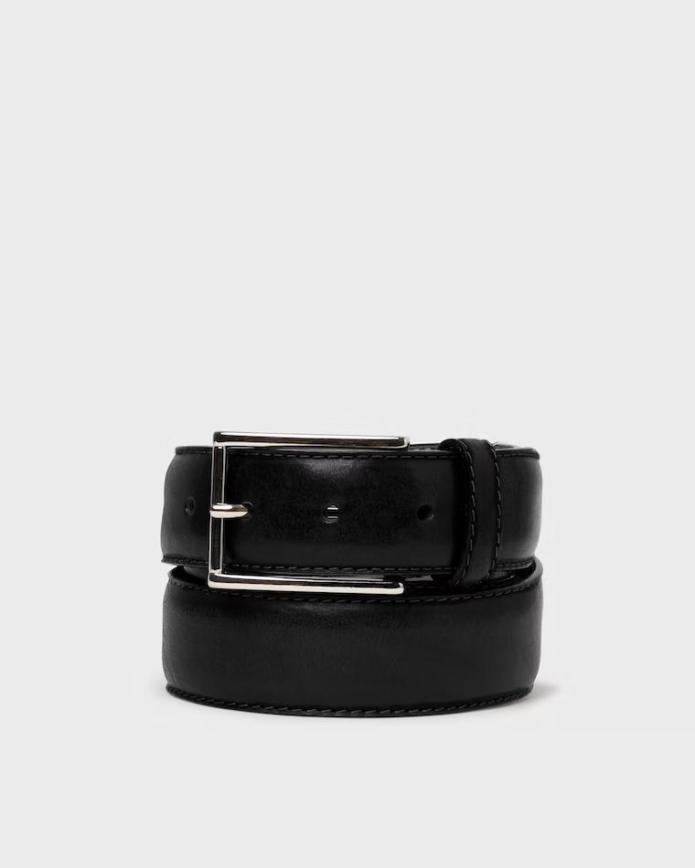 Arthur Leather Belt Black