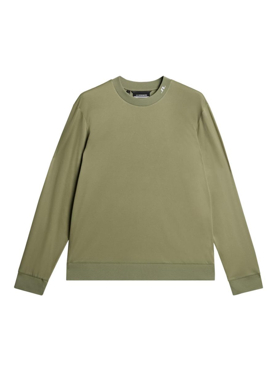 Jones Jersey Sweater Oil Green