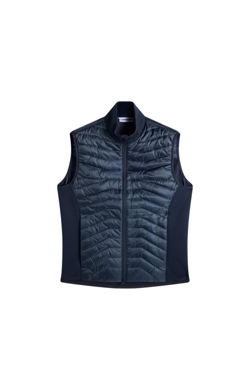 Heyden Quilt Hybrid Vest Navy