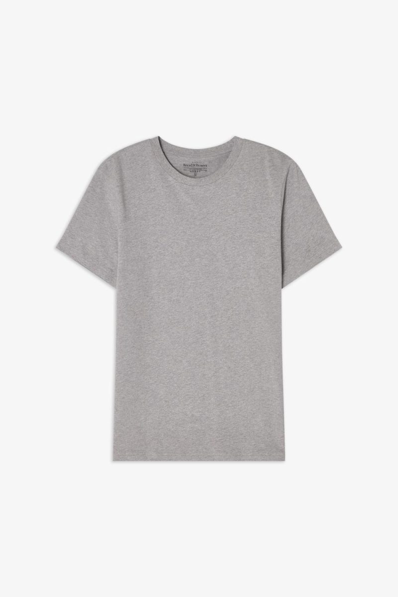 Crew Neck Regular Grey Melange